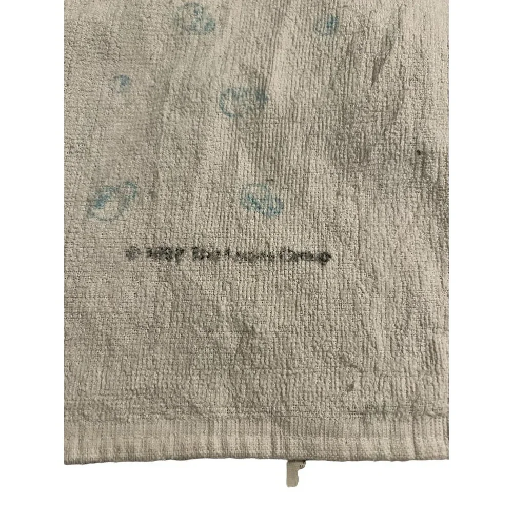 Vintage 1992 Barney Bath Time Towel Barney in Bath Tub 42